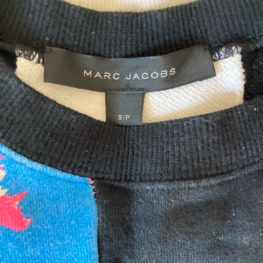 Rare, Marc Jacobs Heavy Weight Patchwork Sweatshi… - image 6